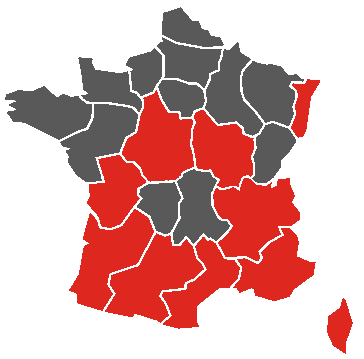 Distributeurs par région